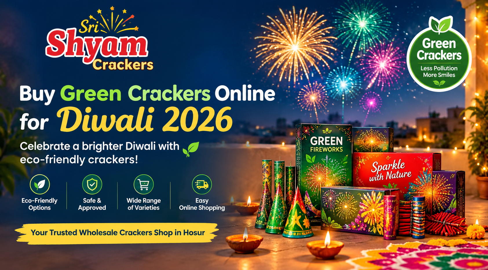 Buy Green Crackers Online for Diwali 2026